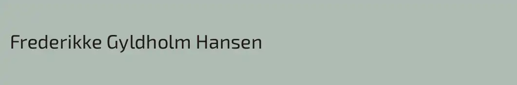 Frederikke Gyldholm Hansen